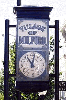 The Milford Michigan Village Clock
